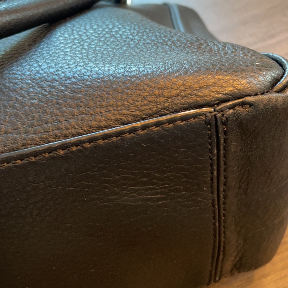 Kate Spade black leather tote bag - Picture 6 of 8